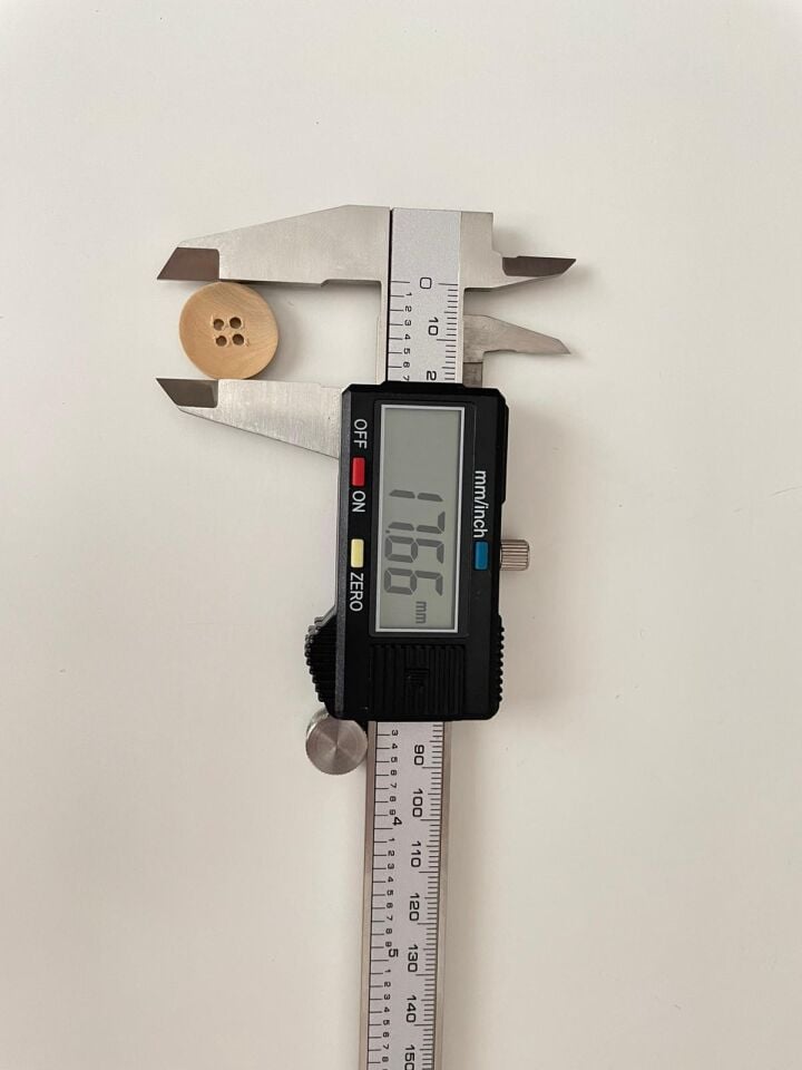 YUVARLAK AHŞAP DÜĞME (5Adet)