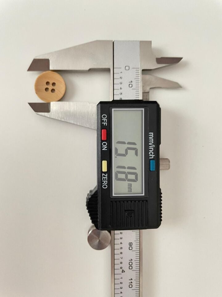 YUVARLAK AHŞAP DÜĞME (5Adet)