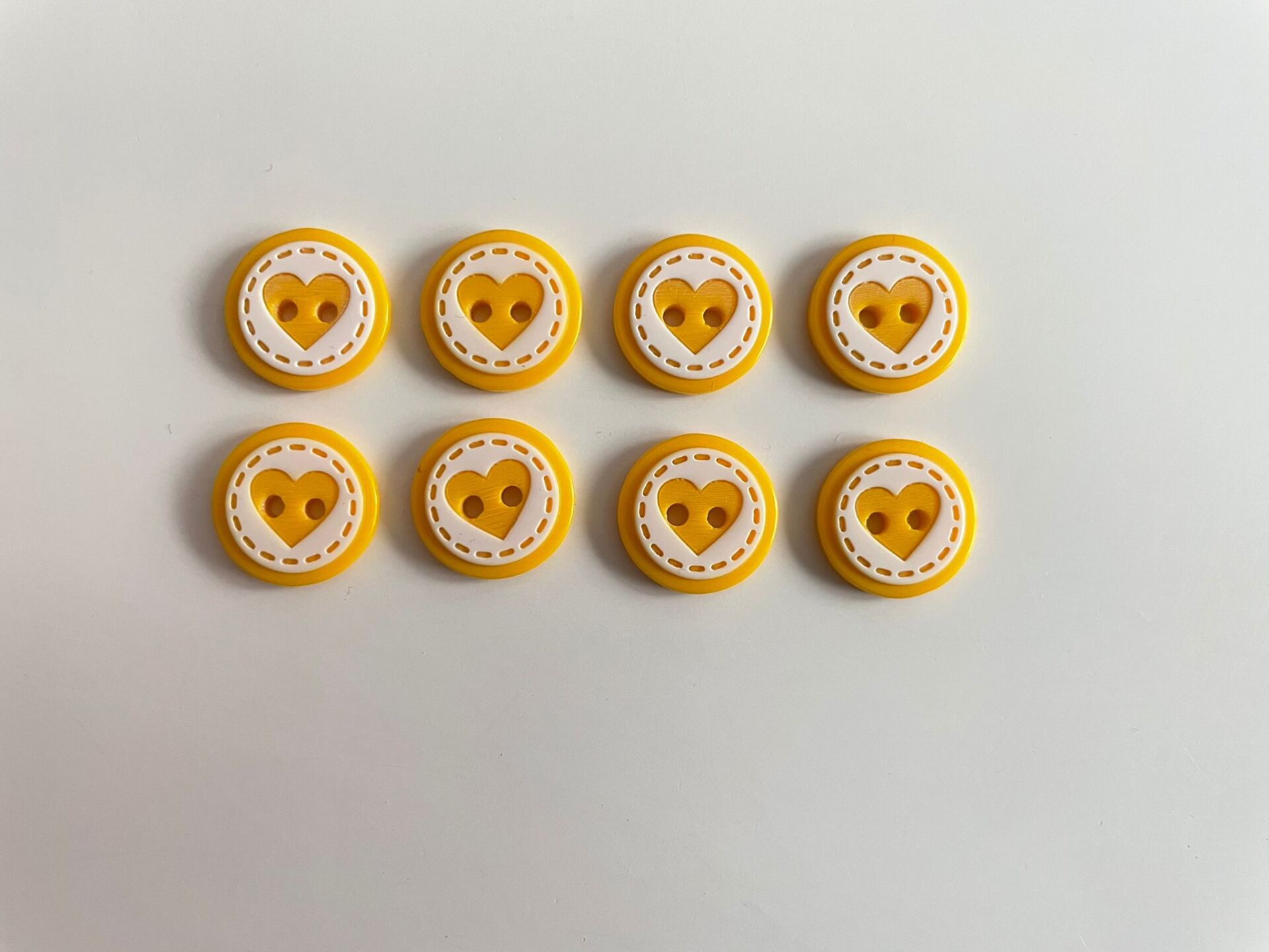 KALP DÜĞME SARI 8'Lİ