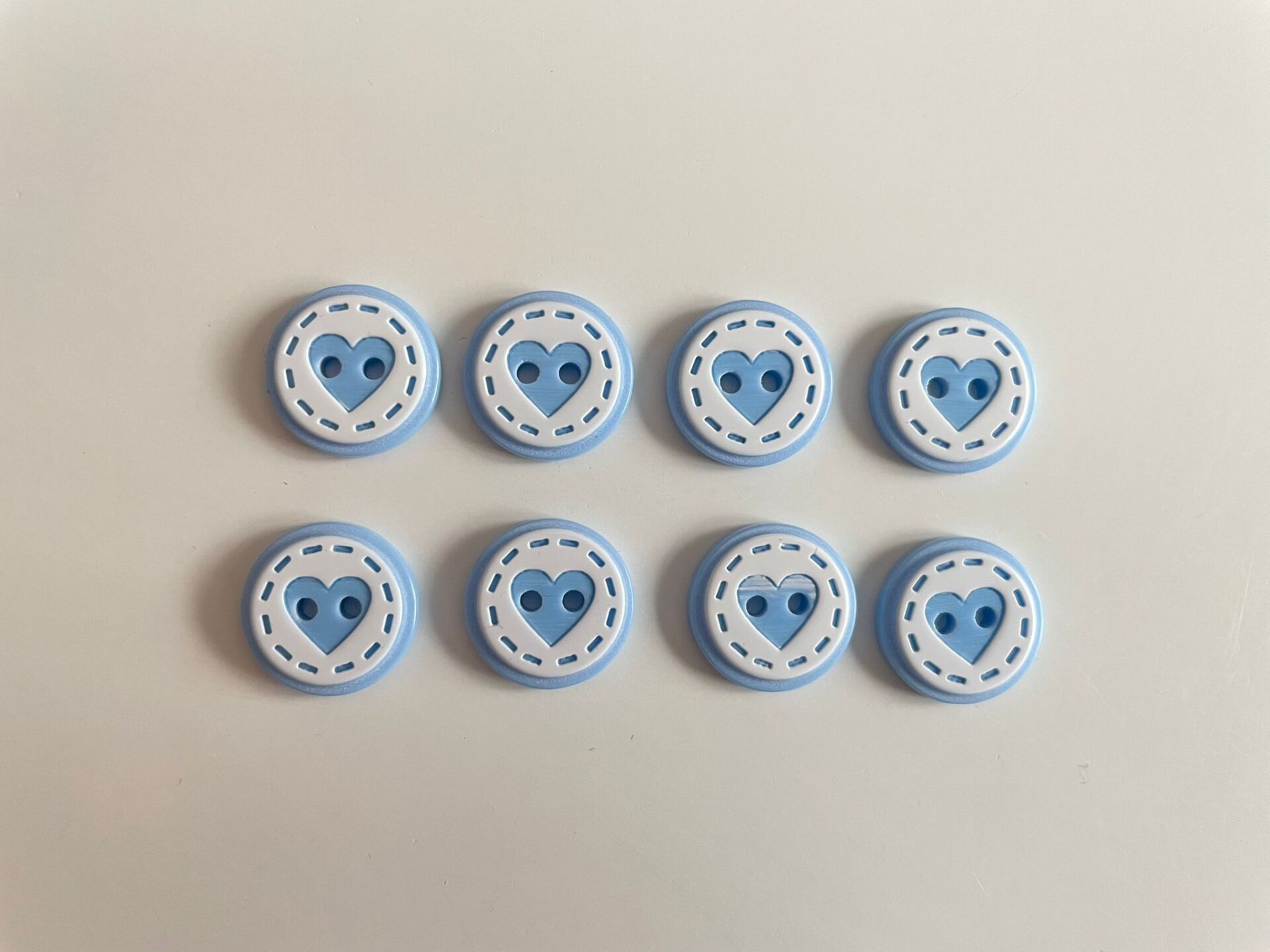 KALP DÜĞME AÇIK MAVİ 8'Lİ