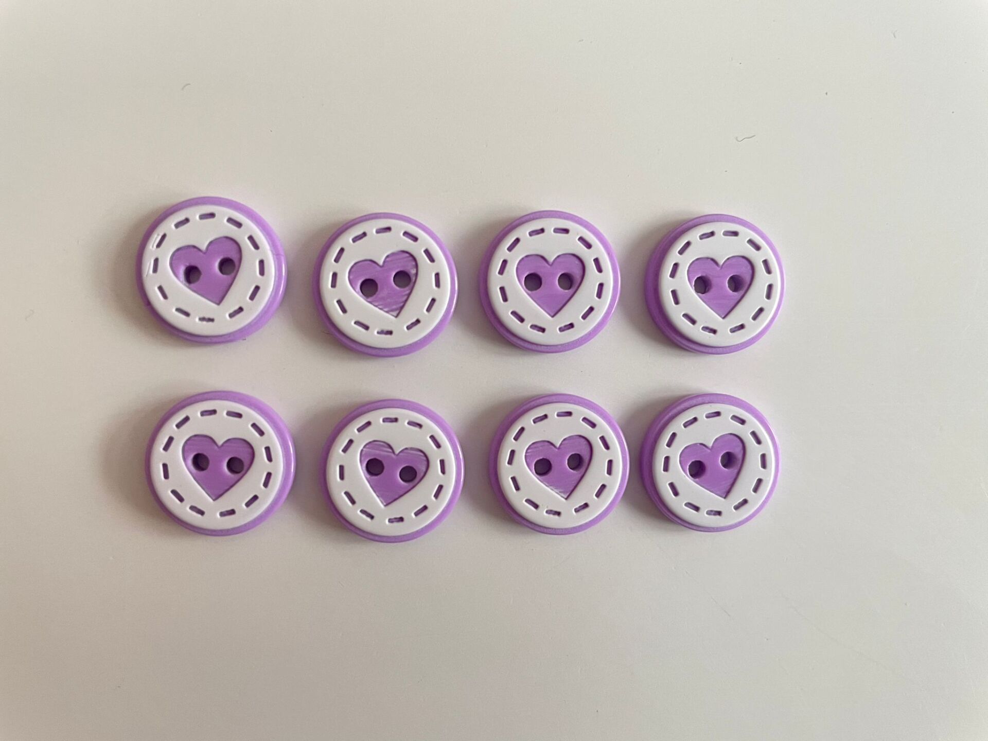 KALP DÜĞME LİLA 8'Lİ