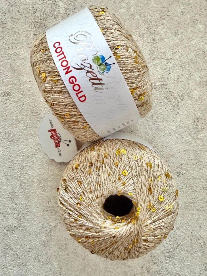ROZETTİ COTTON GOLD BEJ  ALTIN 1091