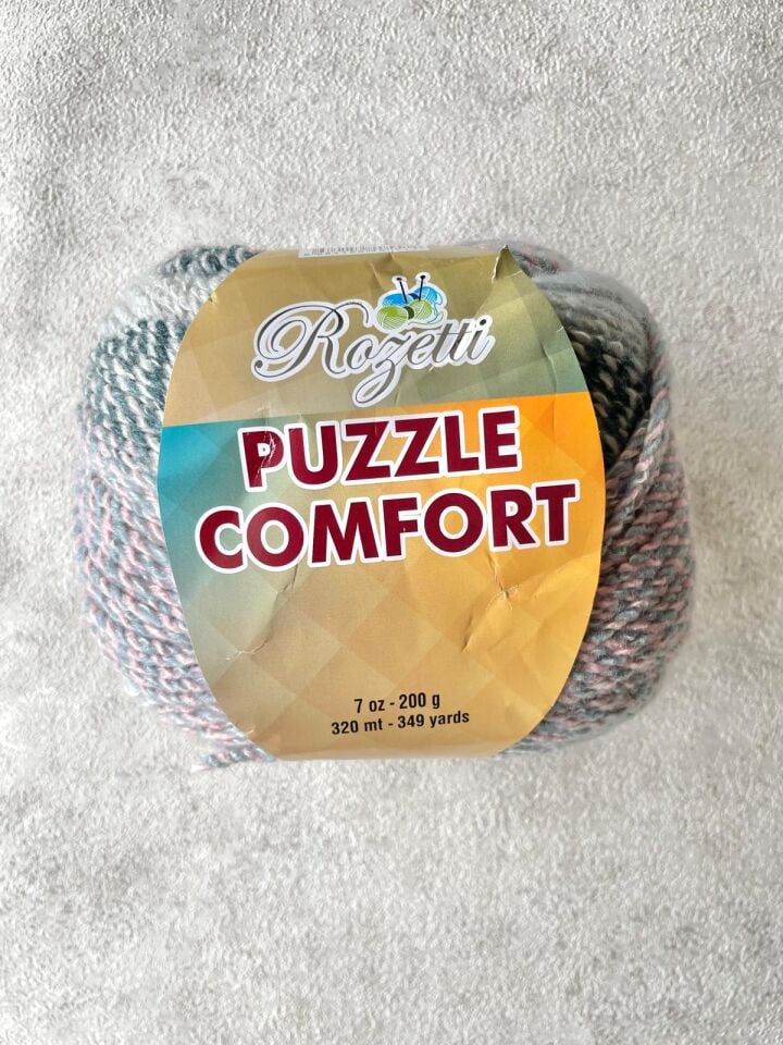 ROZETTİ PUZZLE COMFORT PEMBE YEŞİL 235-02