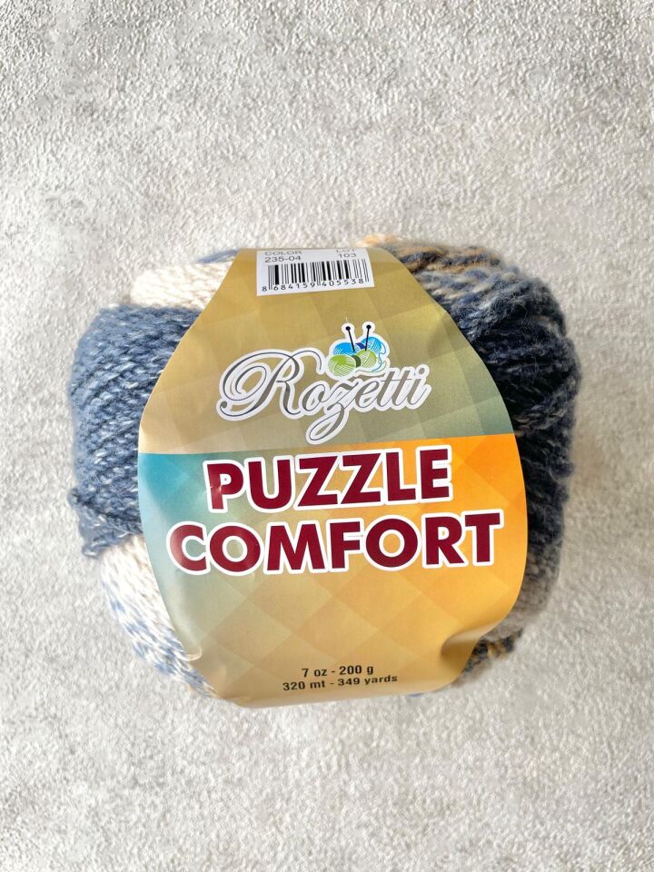 ROZETTİ PUZZLE COMFORT LACİVERT SARI 235-04