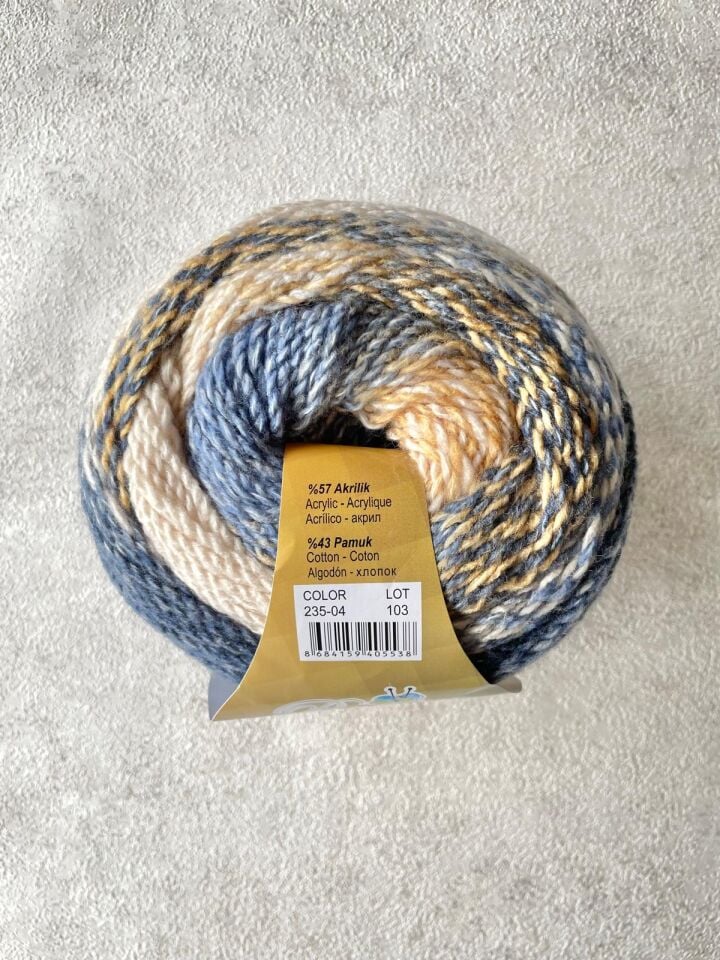 ROZETTİ PUZZLE COMFORT LACİVERT SARI 235-04