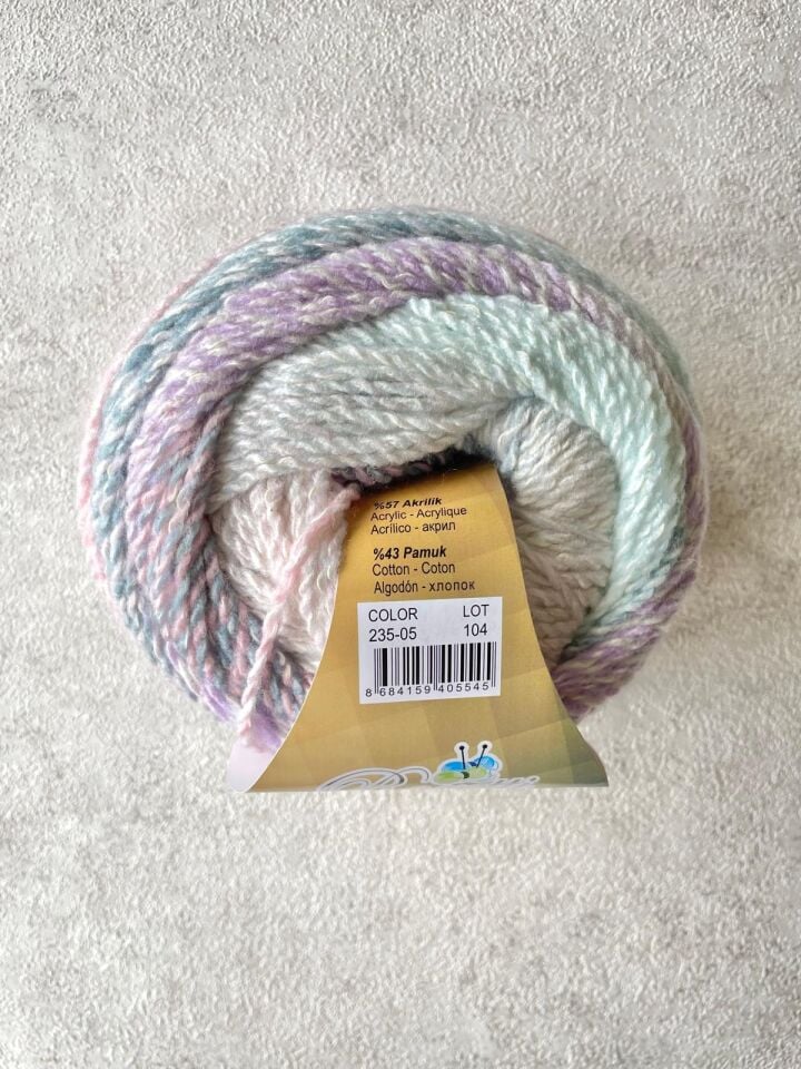 PUZZLE COMFORT PEMBE LİLA YEŞİL 235-05