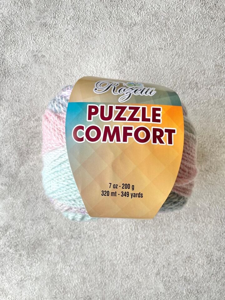 PUZZLE COMFORT PEMBE LİLA YEŞİL 235-05