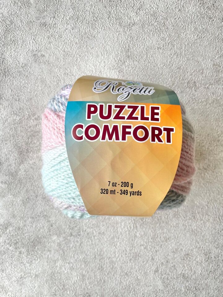 ROZETTİ PUZZLE COMFORT PEMBE LİLA YEŞİL 235-05