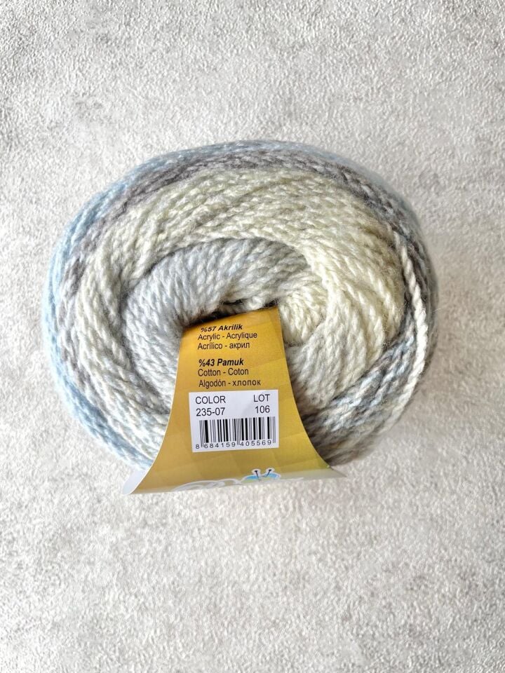 PUZZLE COMFORT BEBEK MAVİ GRİ 235-07