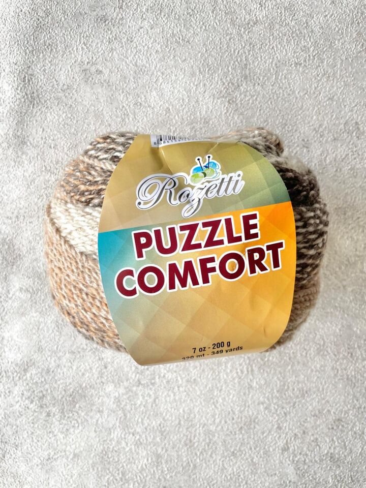 ROZETTİ PUZZLE COMFORT KAHVE  EKRU 235-11