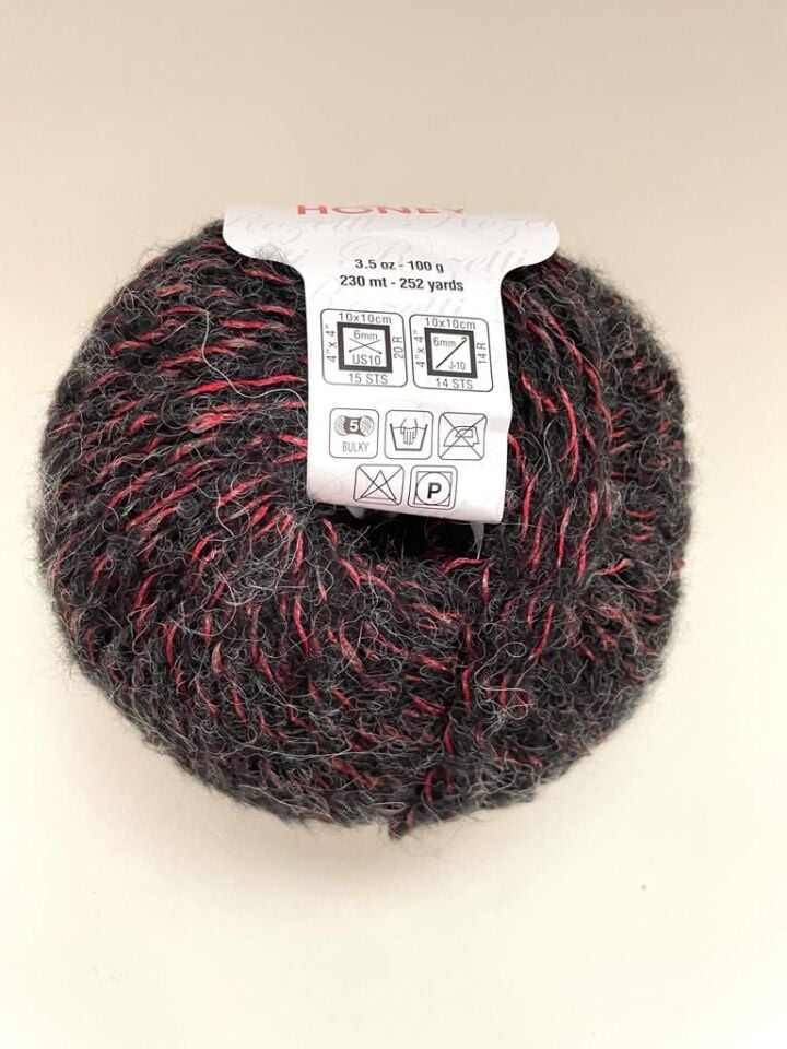 HONEY KIRMIZI SİYAH 21025