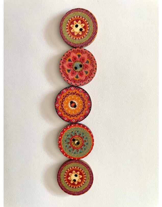 MANDALA DÜĞME 2CM 05002