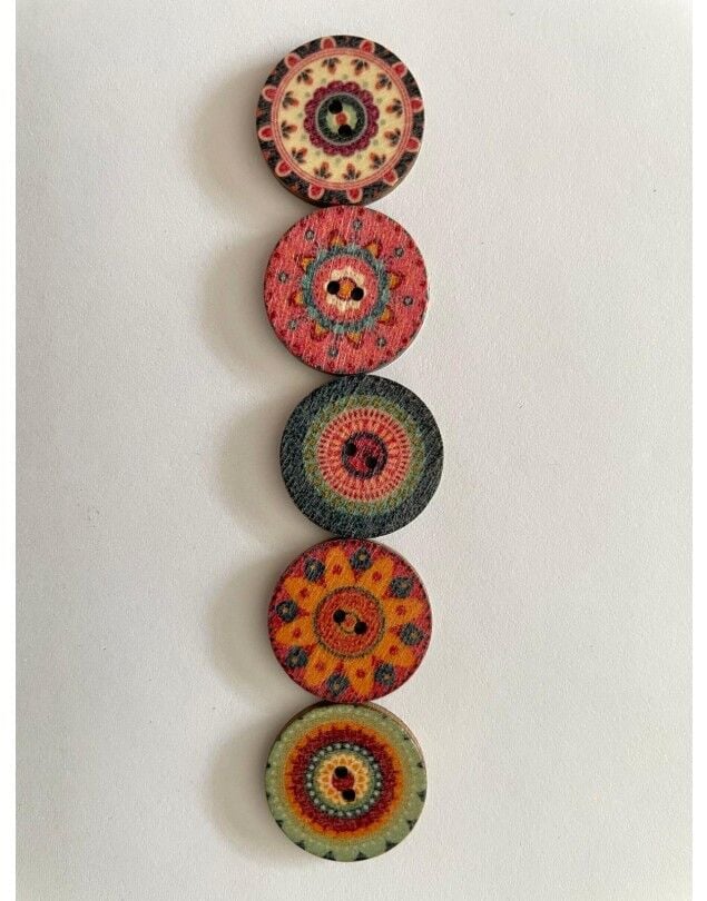 MANDALA DÜĞME 2CM 05004