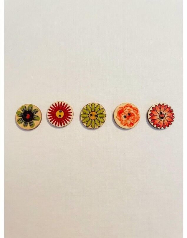 MANDALA DÜĞME 5 ADET