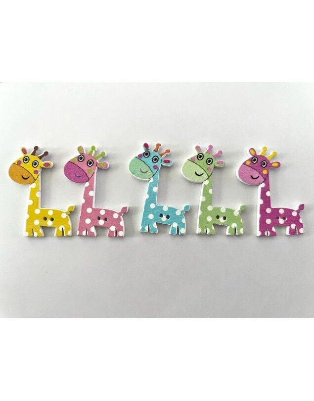 ZÜRAFA DÜĞME 5 ADET