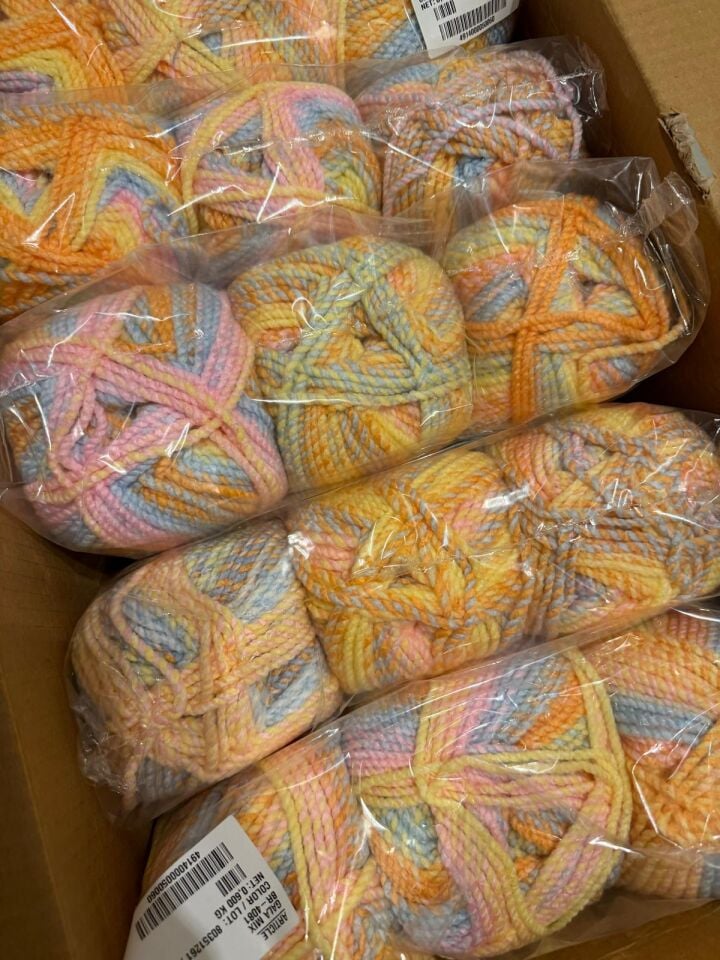 GALA MIX FIBER SARI PEMBE MAVİ 145