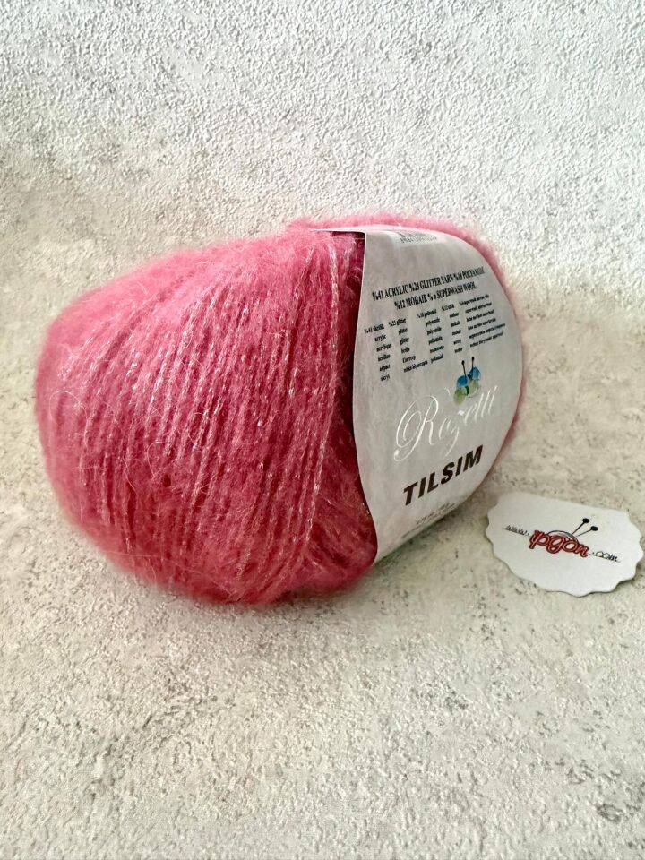 ROZETTİ TILSIM KOYU PEMBE 362-29