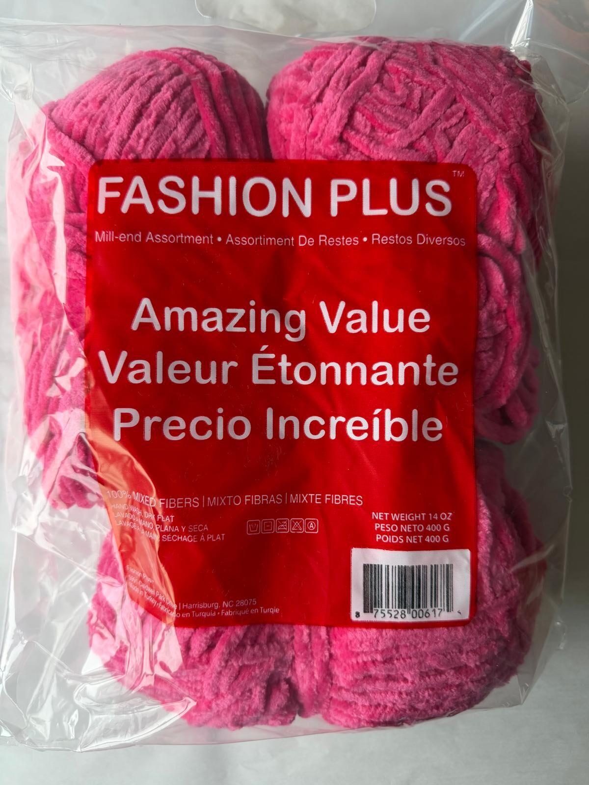 FASHION PLUS KADİFE FUŞYA 375 GR NO 381