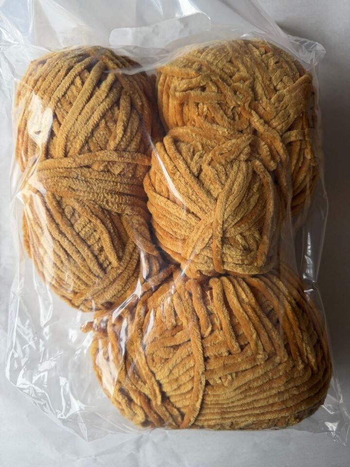 FASHION PLUS KADİFE HARDAL SARI 480 GR NO 384