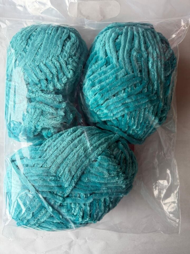 FASHION PLUS KADİFE 490-520 GR TURKUAZ NO 390