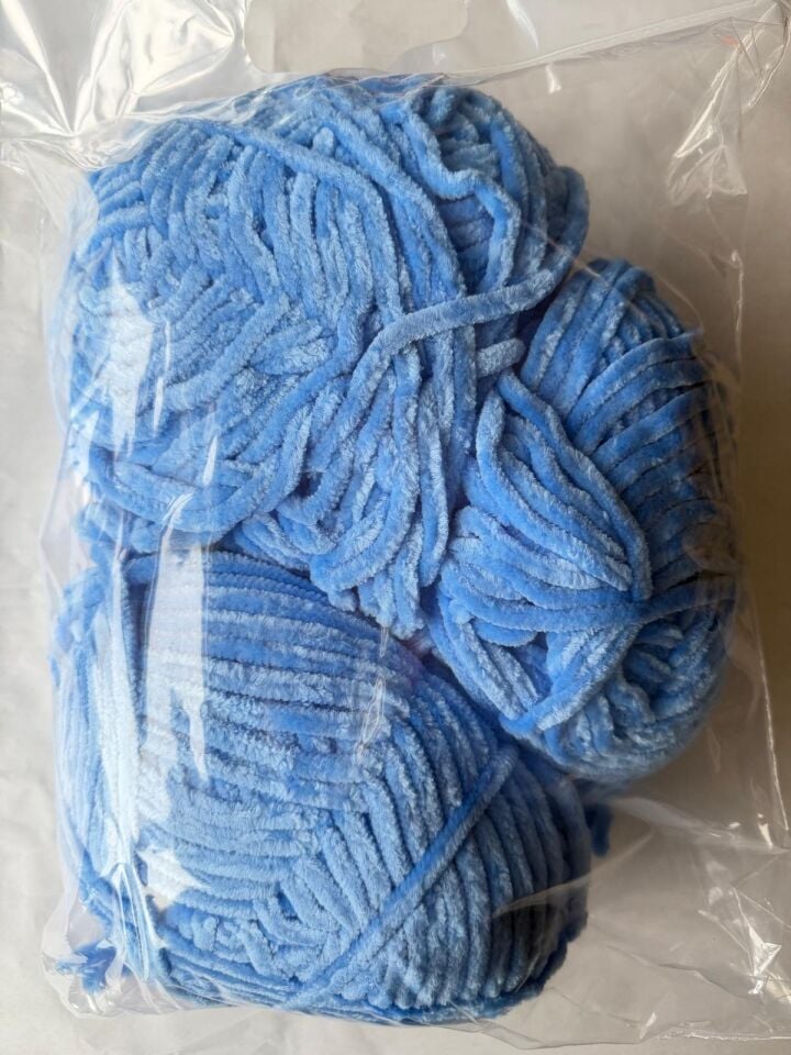 FASHION PLUS KADİFE 460 GRCAM MAVİ NO 395