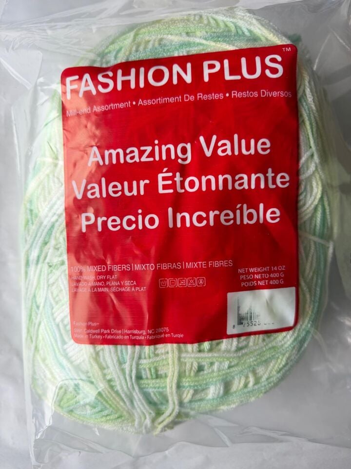 FASHION PLUS EBRULİ 400 GR YEŞİL SARI NO 407