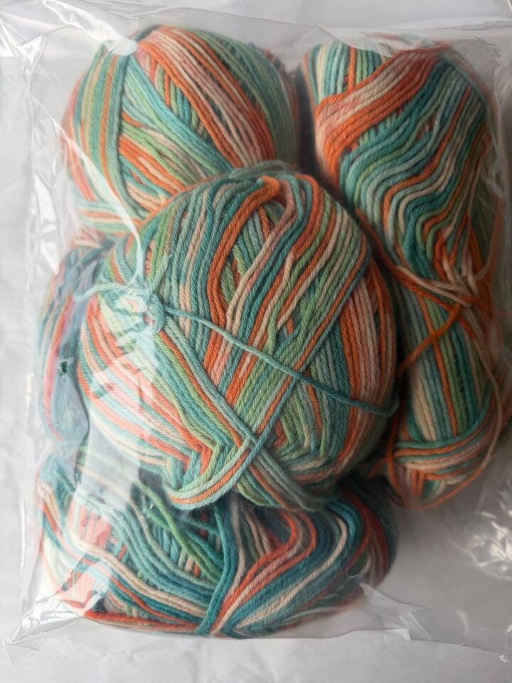 FASHION PLUS EBRULİ 460 GR YEŞİL TURUNCU NO 413