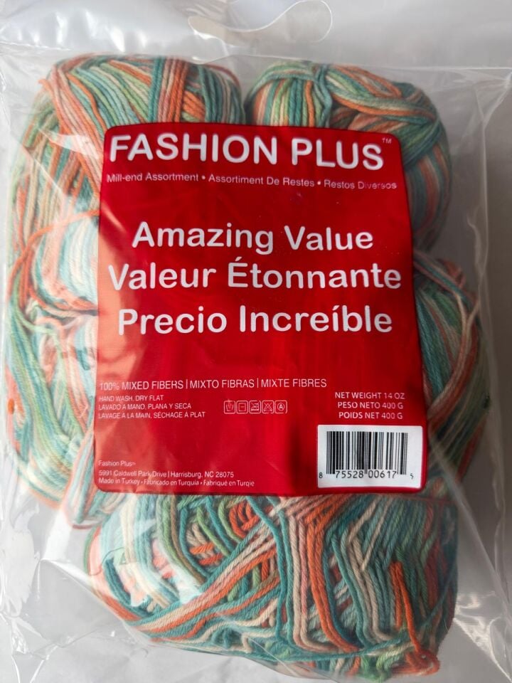 FASHION PLUS EBRULİ 460 GR YEŞİL TURUNCU NO 413