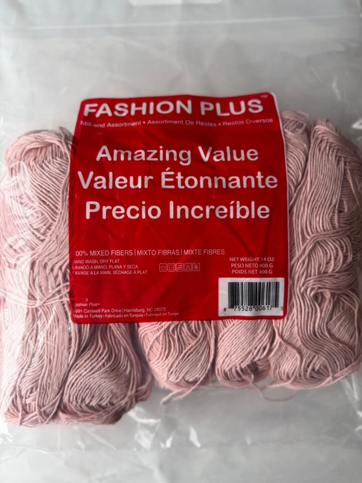 FASHION PLUS COTTON 480 GR PEMBE NO 418