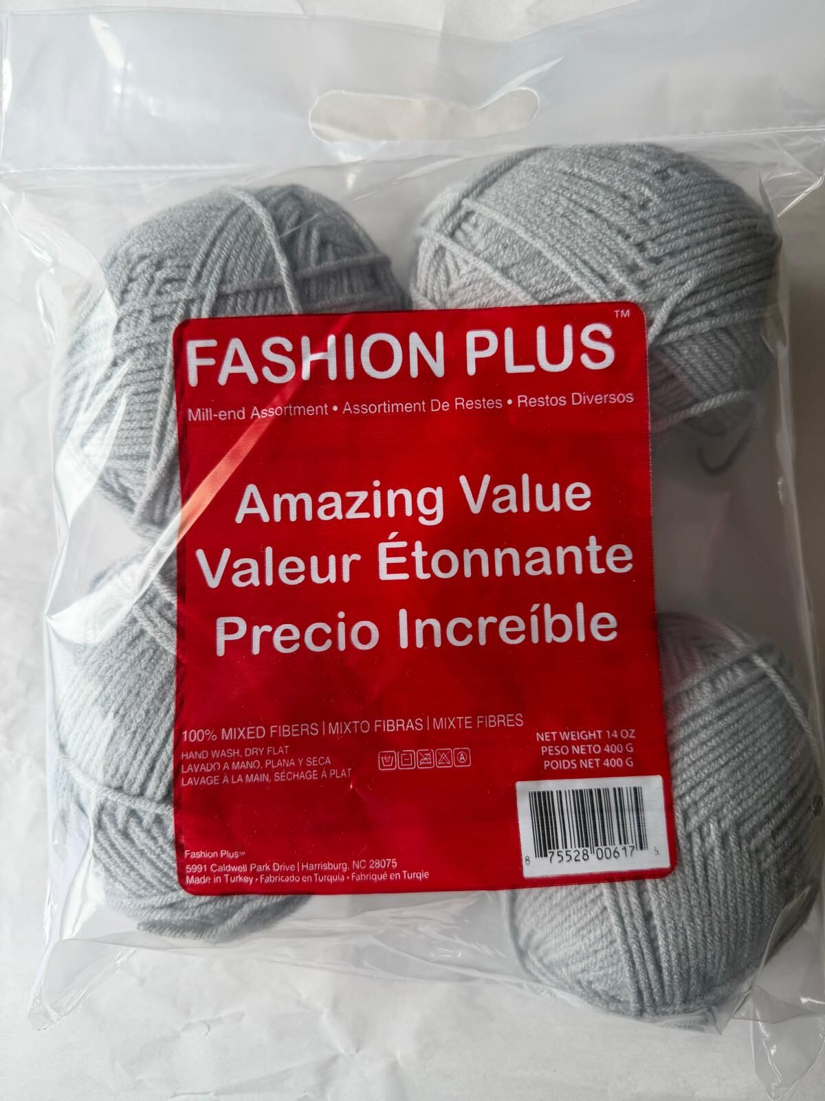 FASHION PLUS 450 GR GRİ NO 428