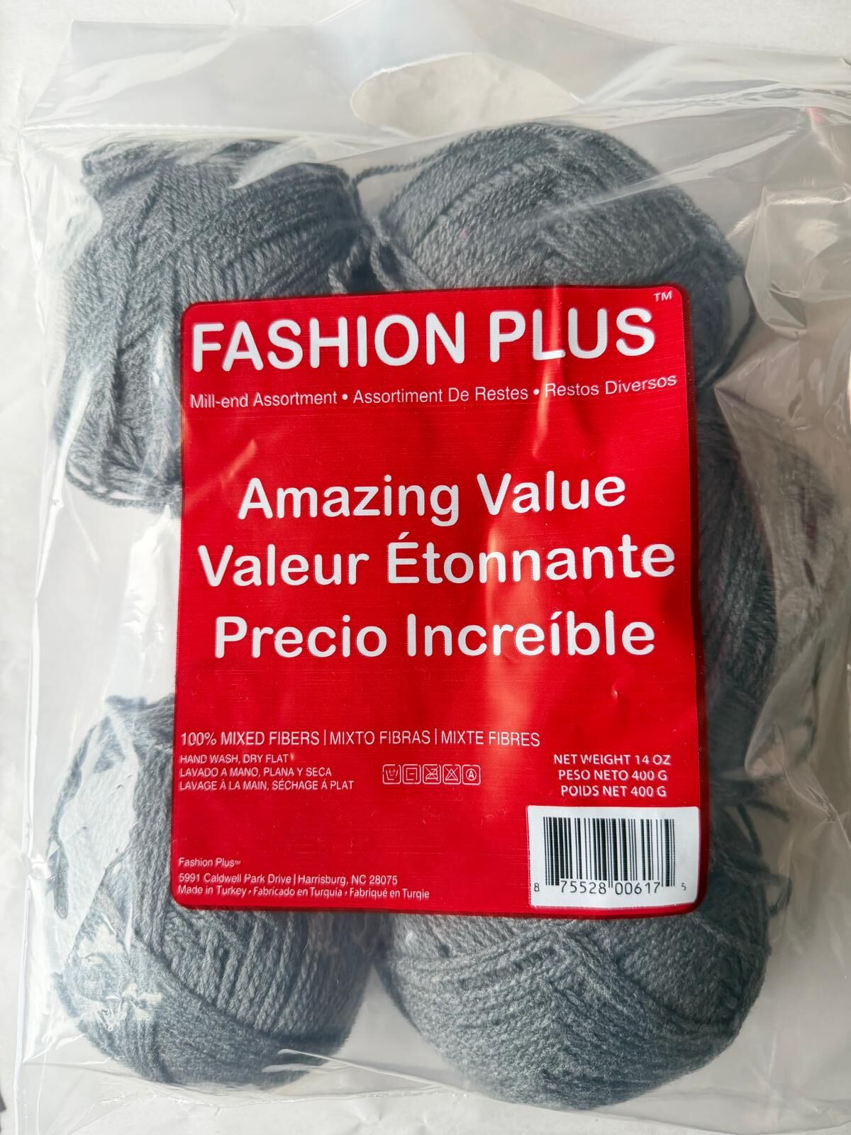 FASHION PLUS 330 GR KOYU GRİ NO 430