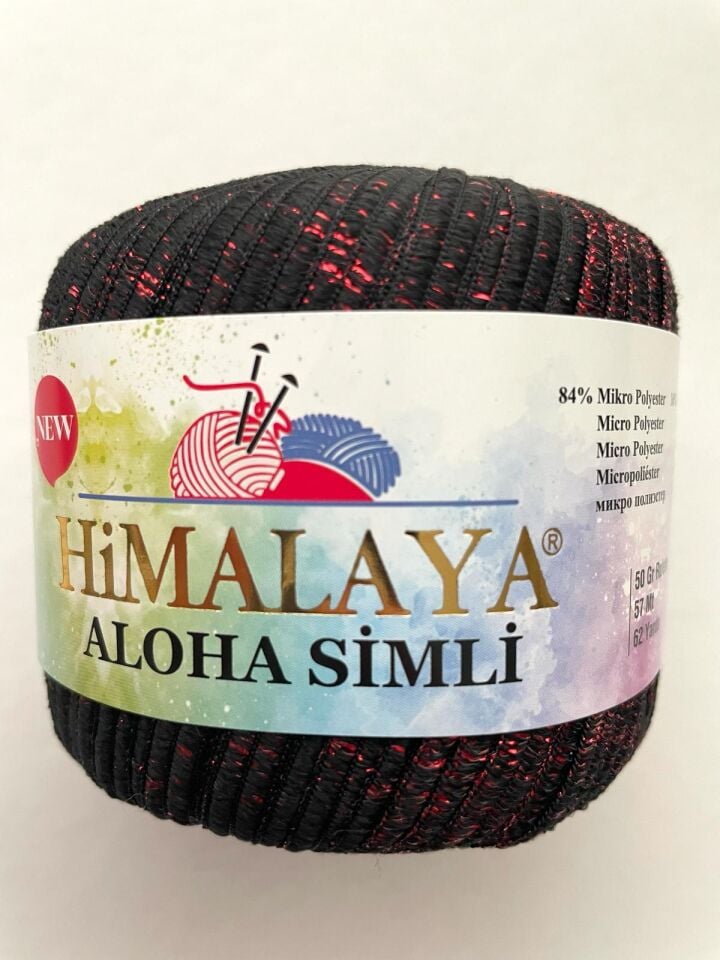 ALOHA SİMLİ KIRMIZI SİYAH 12804