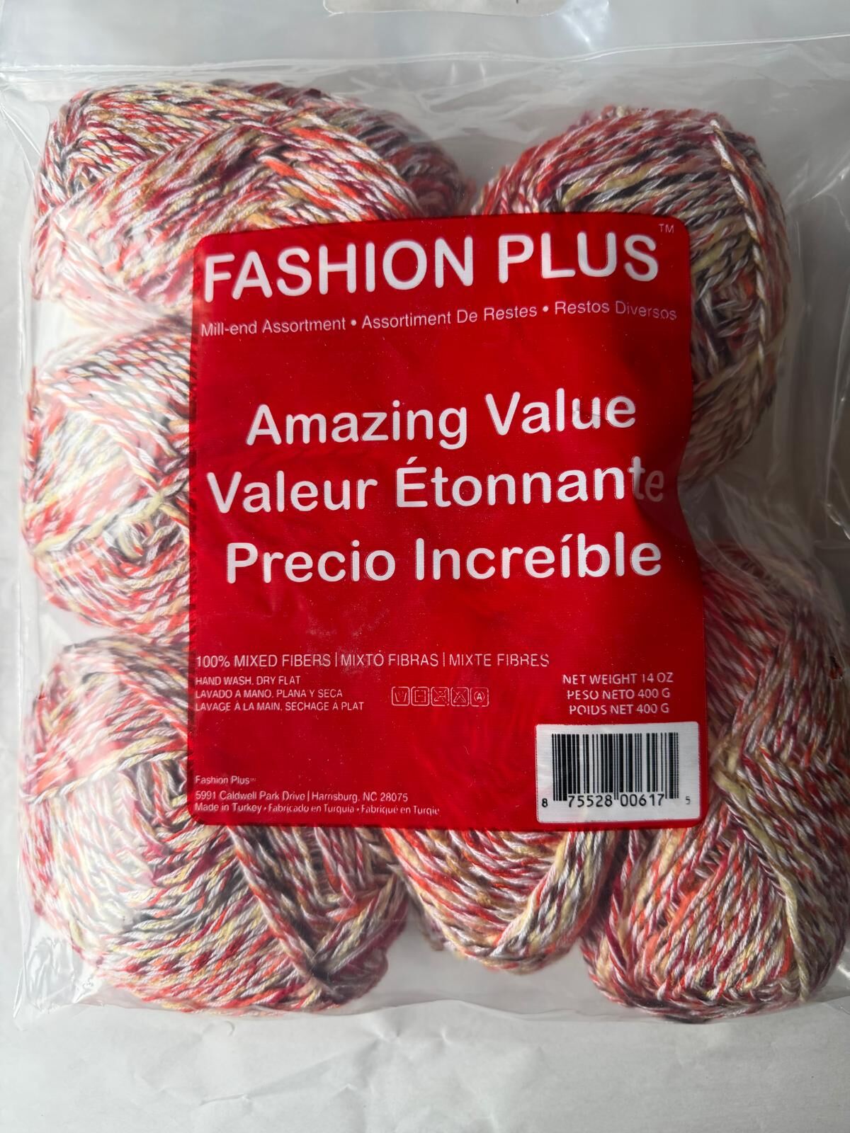 FASHION PLUS 390 GR EBRULİ KIRMIZI SARI NO 436