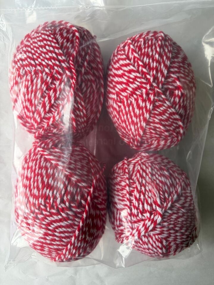 FASHION PLUS 400 GR KIRMIZI BEYAZ NO 440