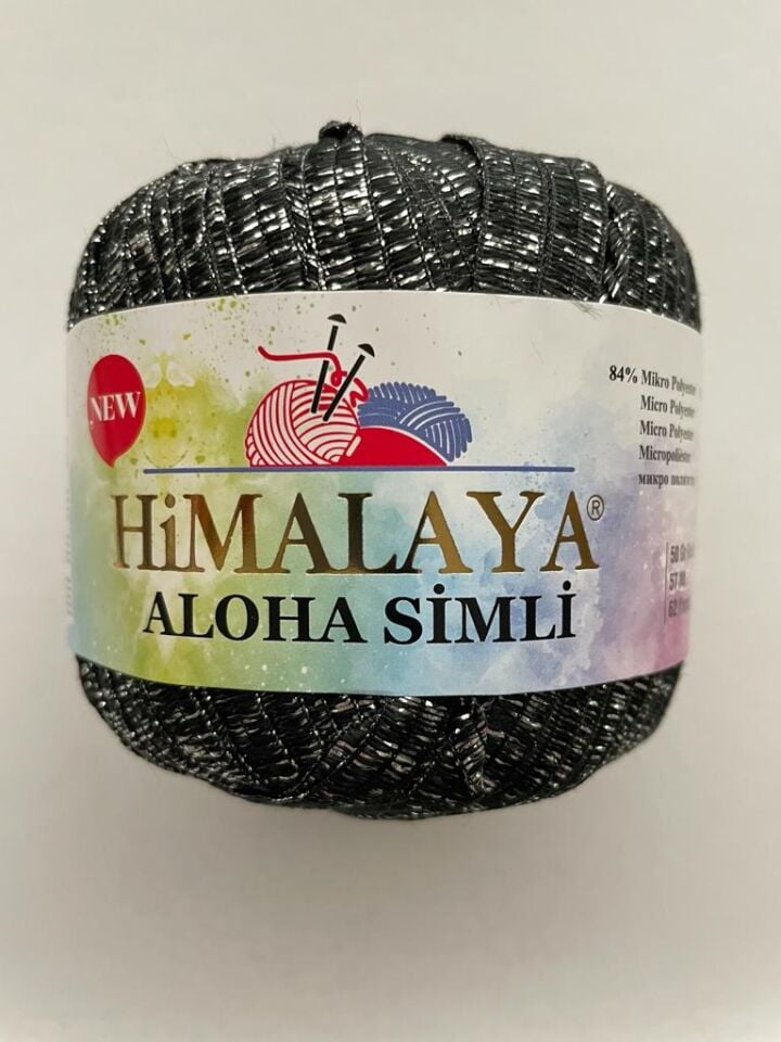 HİMALAYA ALOHA SİMLİ GÜMÜŞ SİYAH 12811
