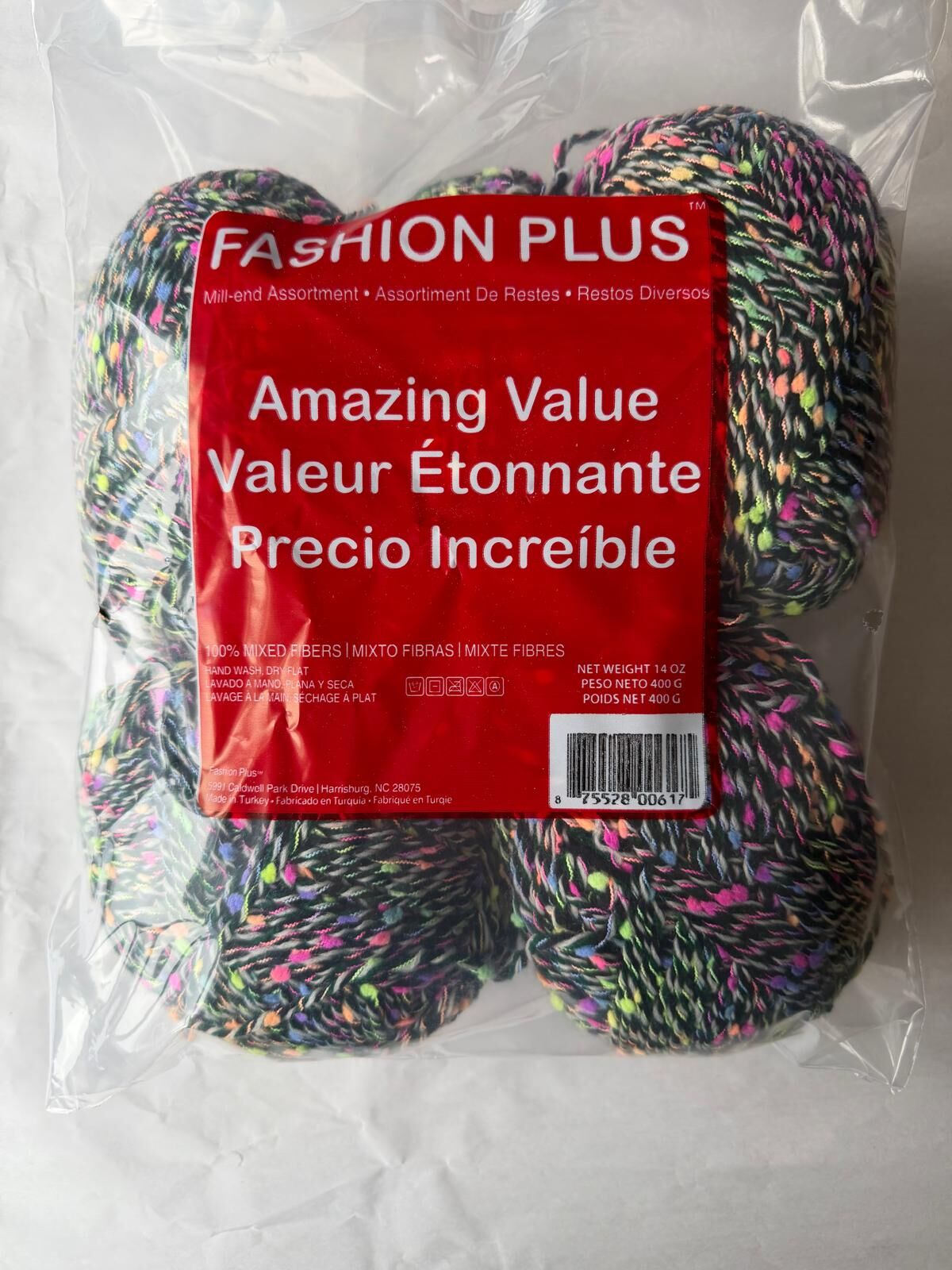 FASHION PLUS 460 GR SİYAH TOPÇUK NO 444