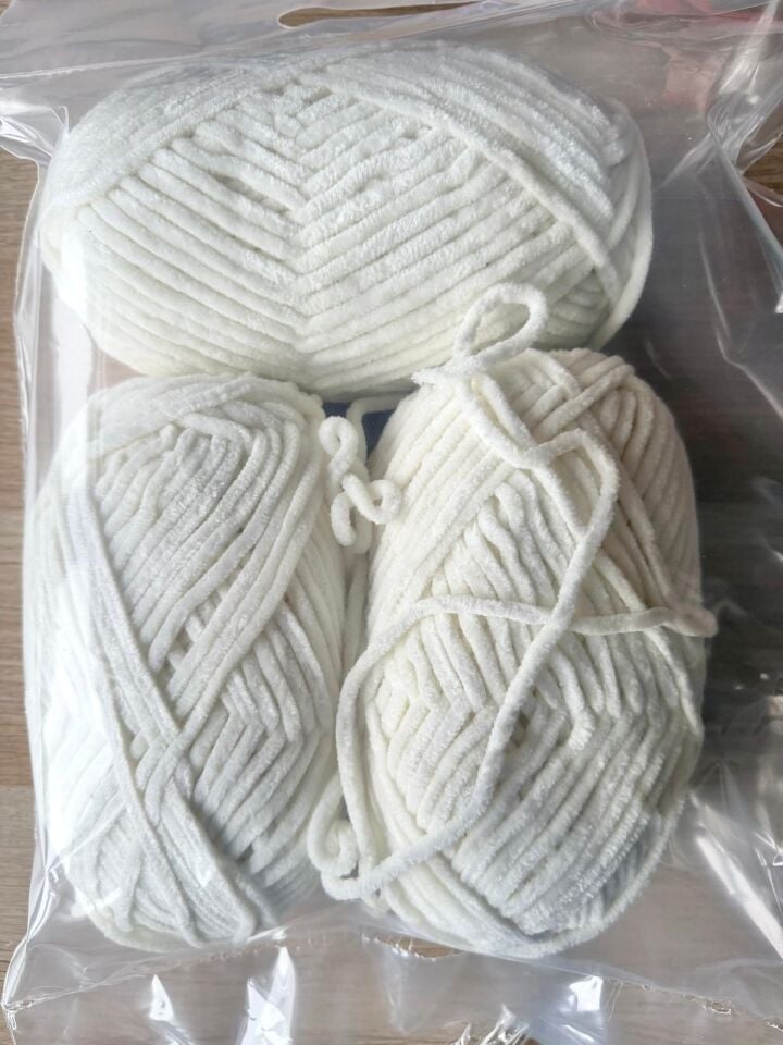 FASHION PLUS 315 GR KREM KADİFE İPLİK NO:448