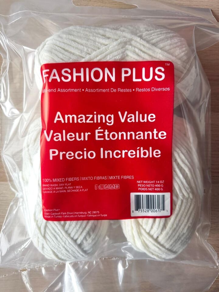 FASHION PLUS 315 GR KREM KADİFE İPLİK NO:448