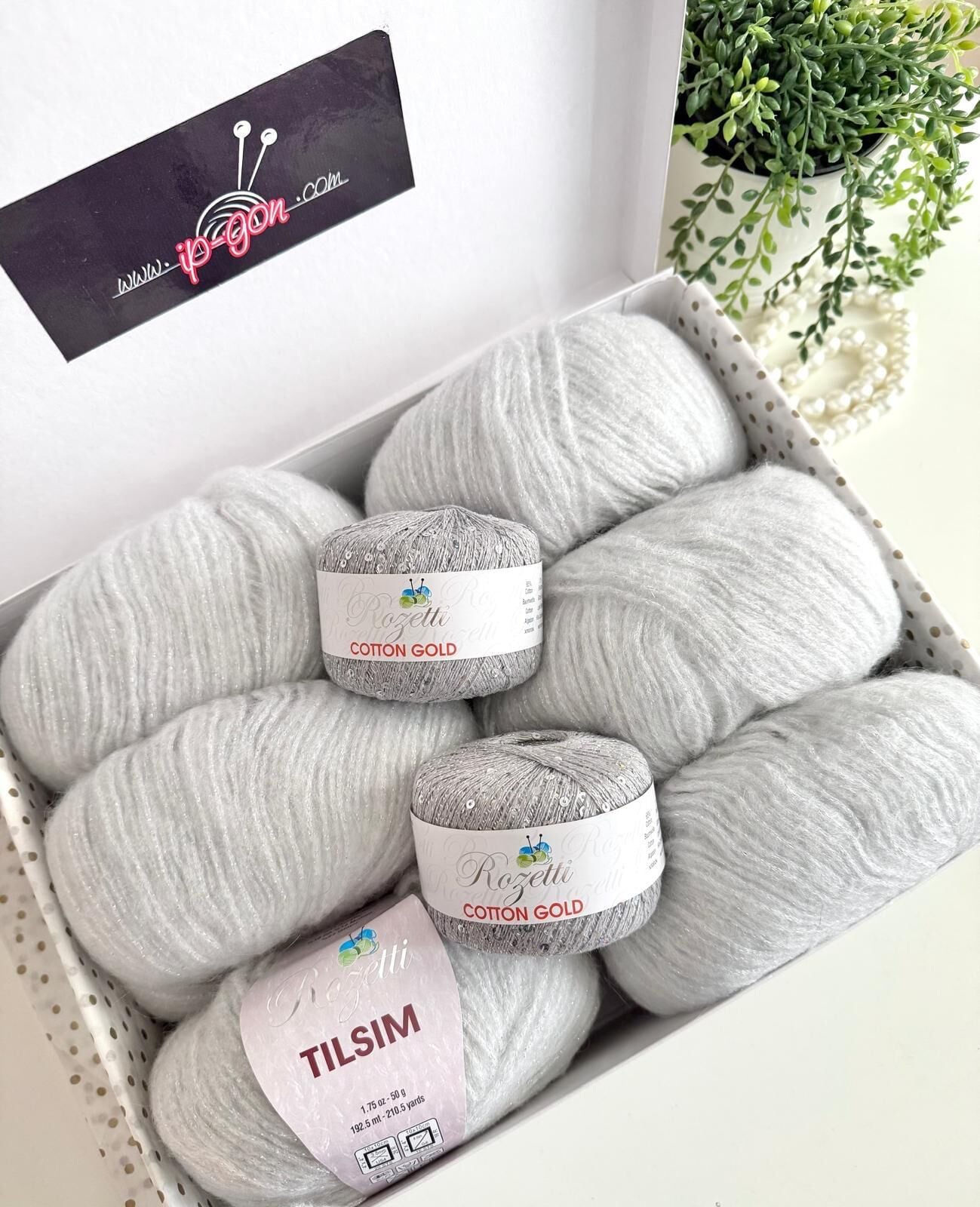 KUTU SETİMİZ ROZETTİ TILSIM & COTTON GOLD 45