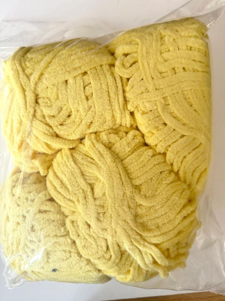 FASHION PLUS SARI HAVLU KADİFE 470 GR NO :454
