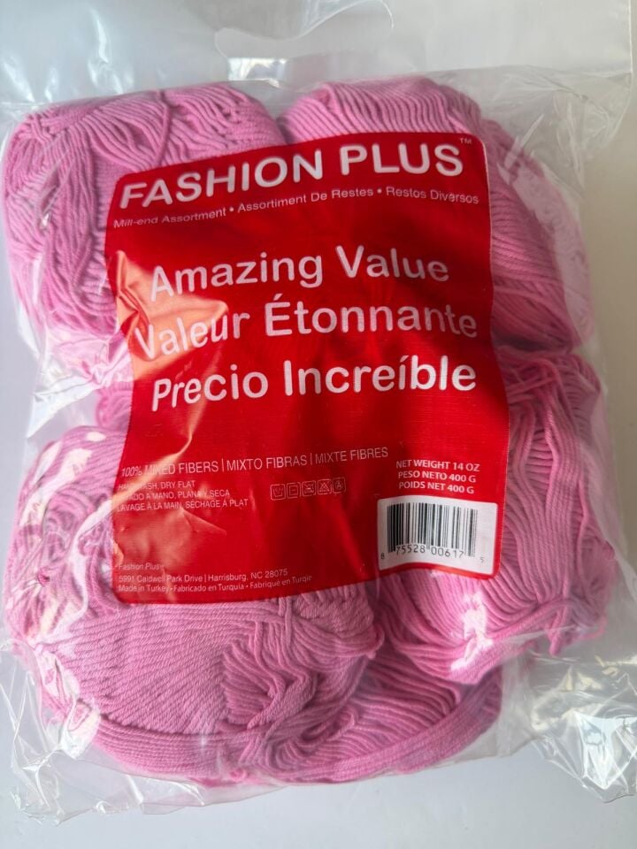FASHION PLUS KOYU PEMBE 640 GR NO:484