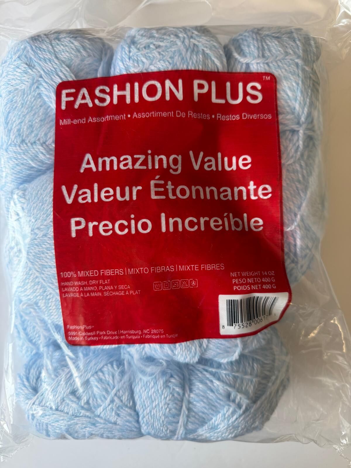 FASHION PLUS MAVİ BEYAZ EBRULİ 530 GR NO:486